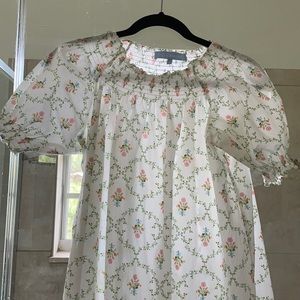 Hill House Home pastel trellis Caroline nap dress